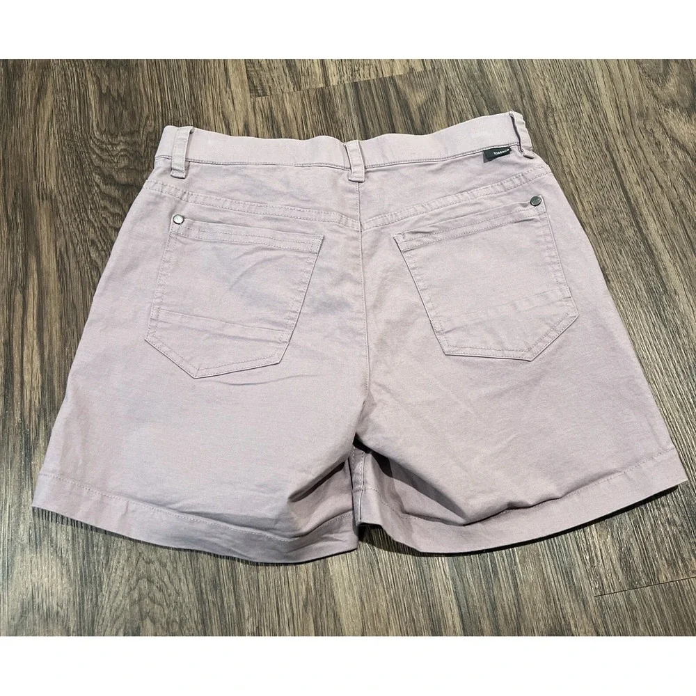 Toad & Co Womens Earthworks Camp Feded Lilac Short Size 0 Organic Cotton Blend - Picture 5 of 9